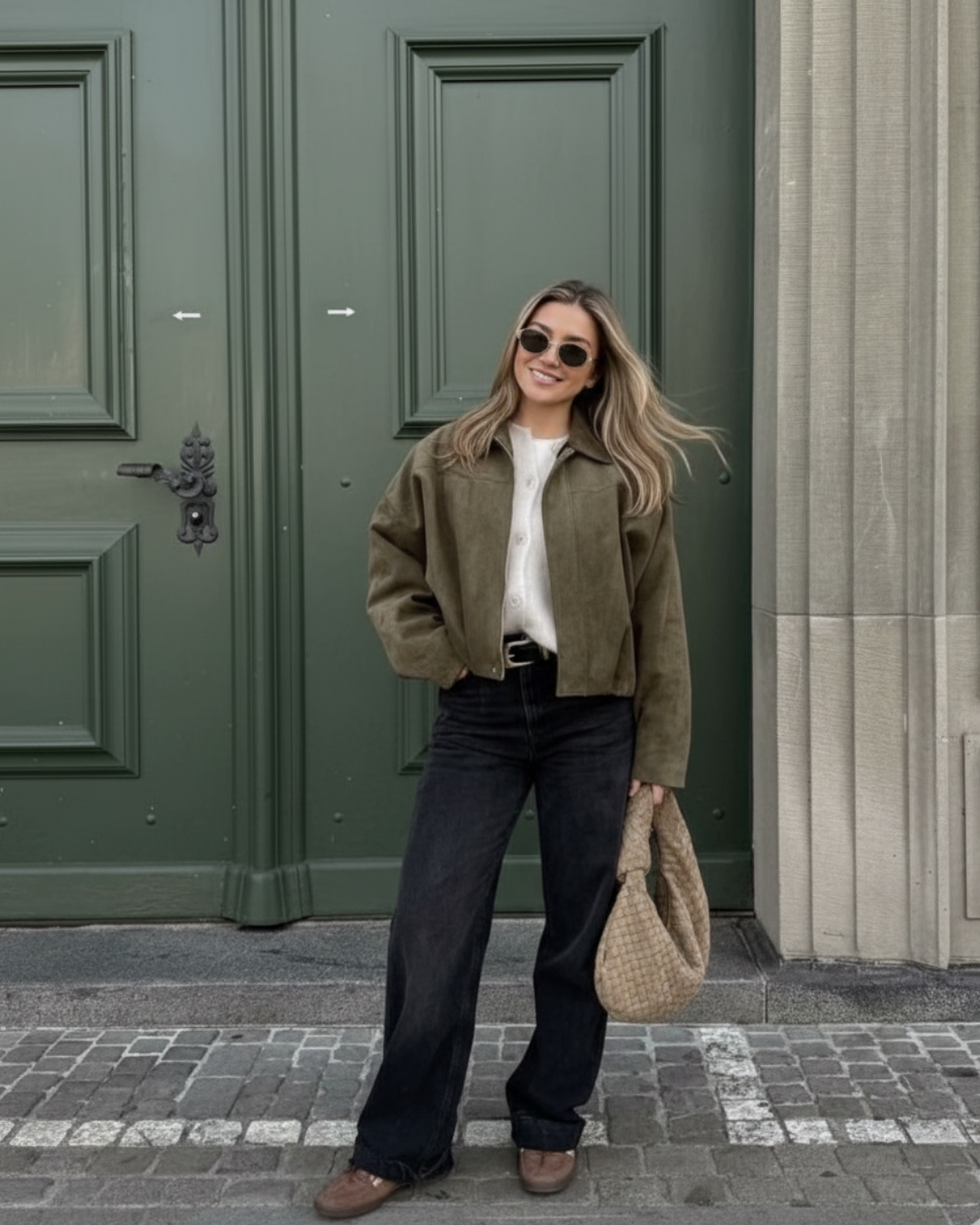 VÆRA™ Kurtka zamszowa