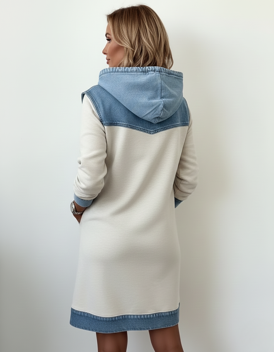 VÆRA™ | STYLOWA SUKIENKA JEANSOWA NA CO DZIEŃ