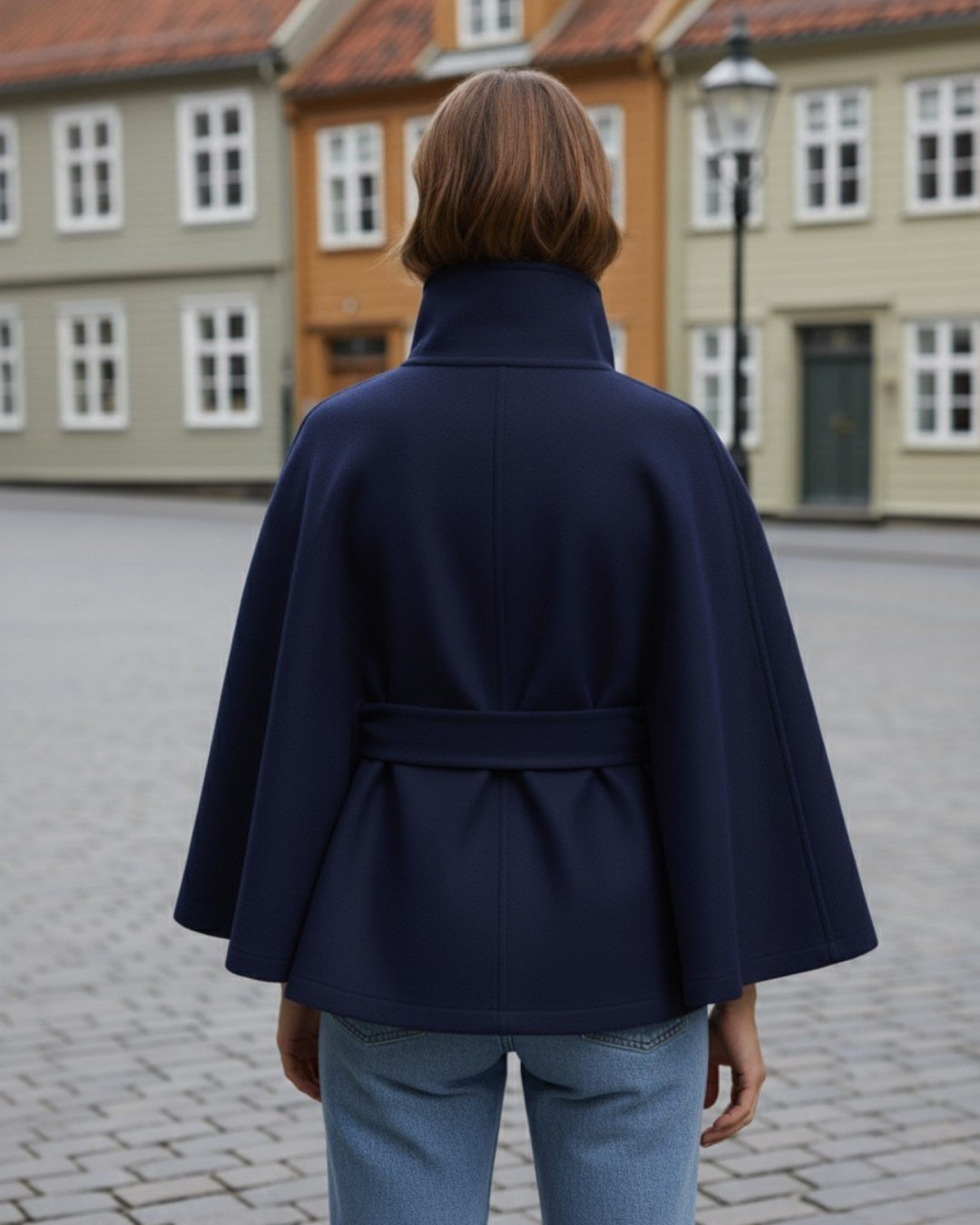 VÆRA™ Płaszcz z paskiem