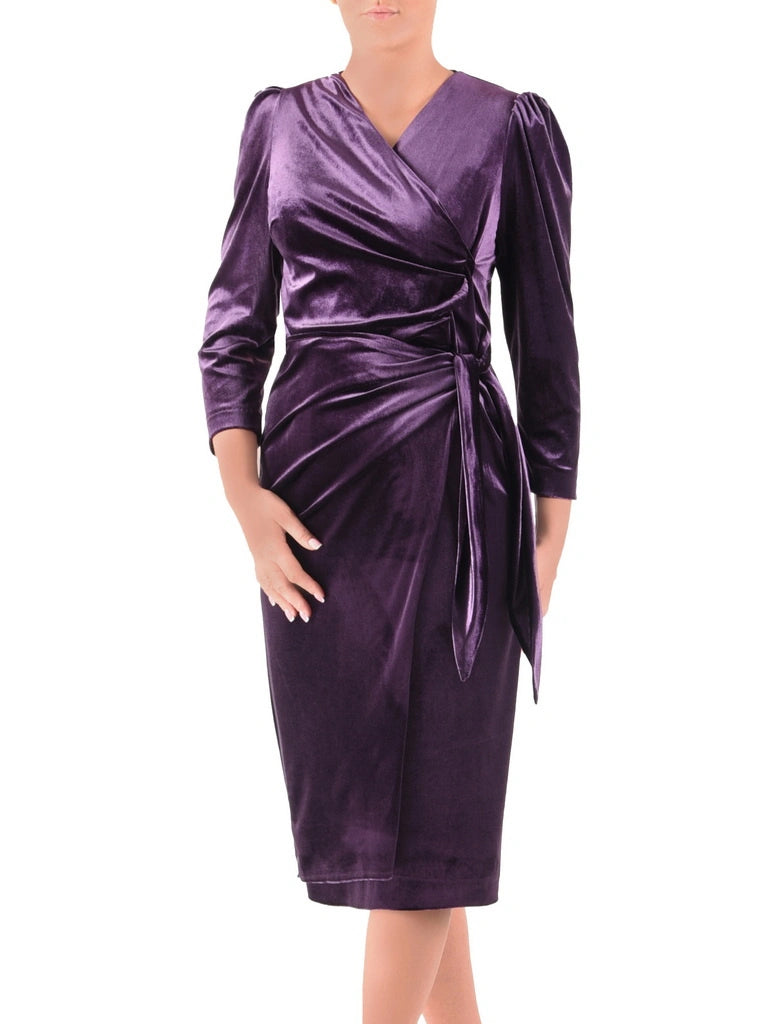 VÆRA™ | Welurowa sukienka świąteczna