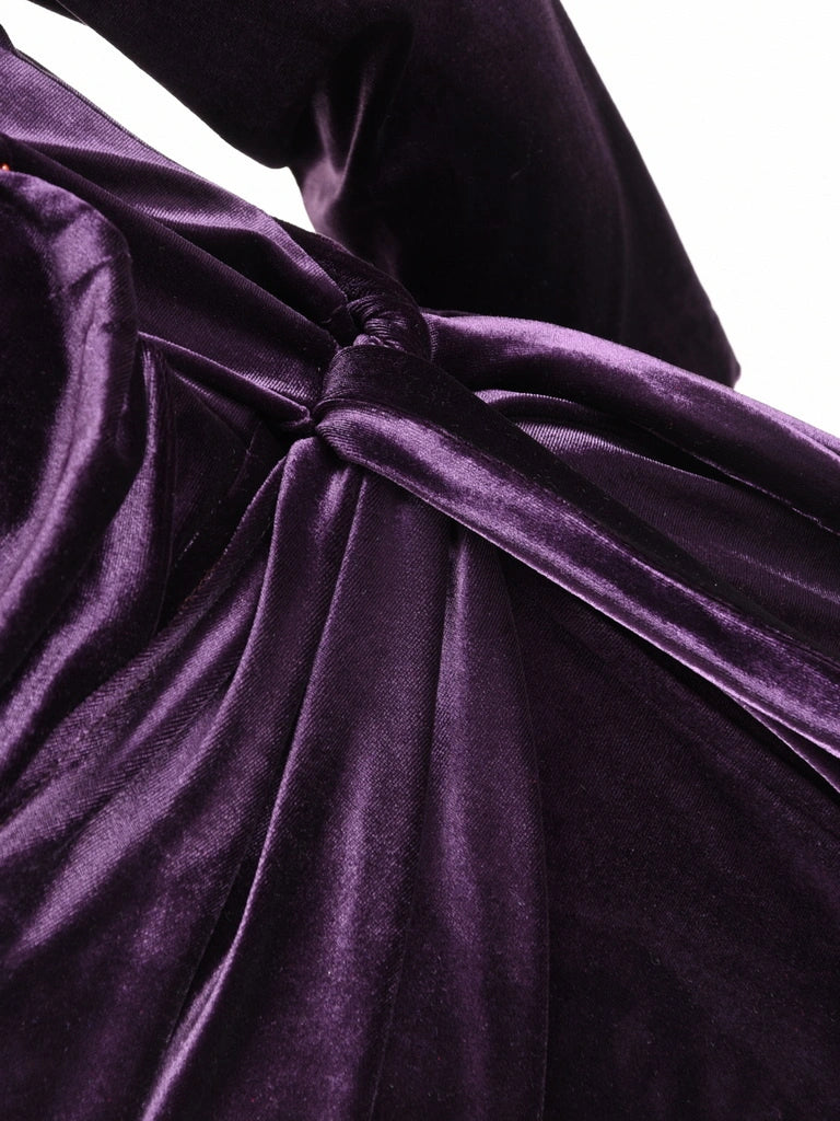 VÆRA™ | Welurowa sukienka świąteczna