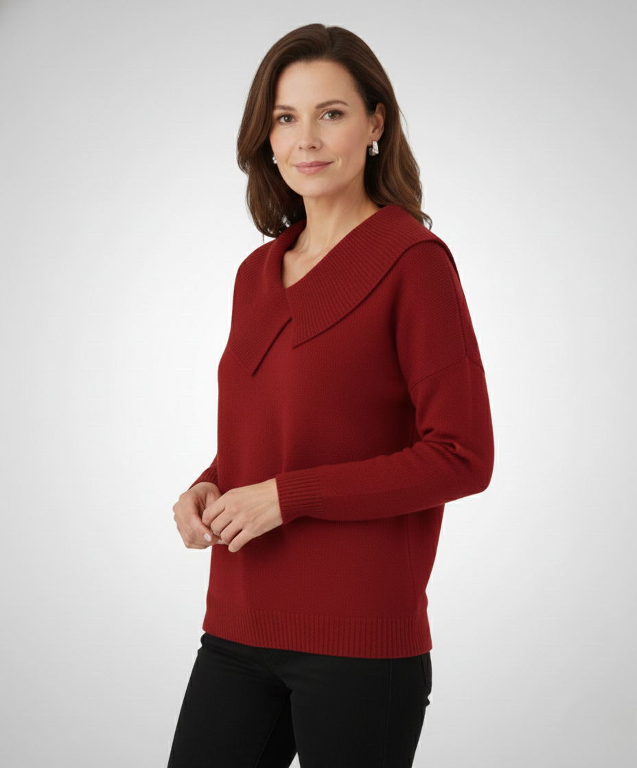 VÆRA™ ŚWIĄTECZNY SWETER Z KLAPĄ