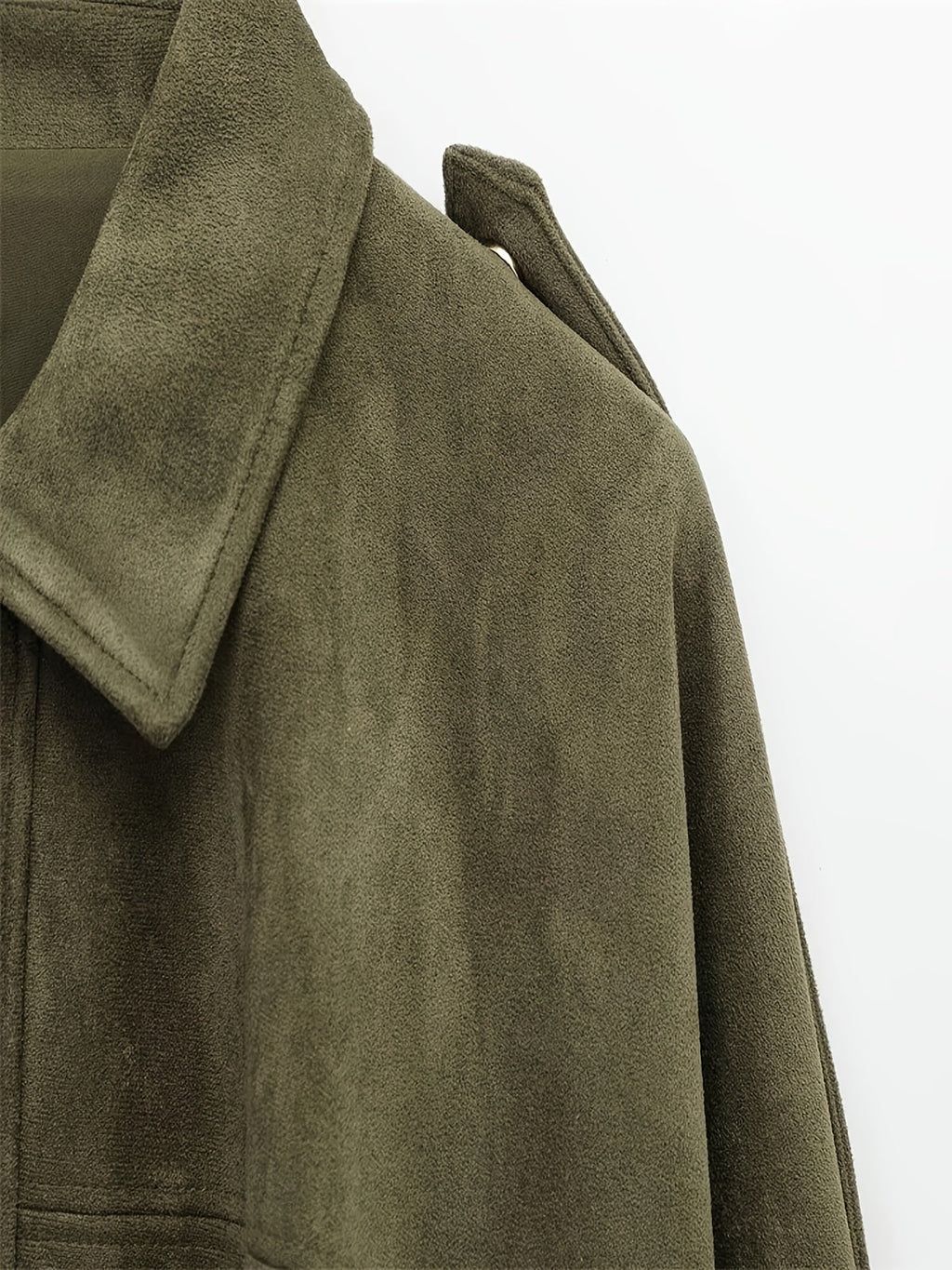 Jolanta™  | Krótka kurtka zamszowa w stylu retro