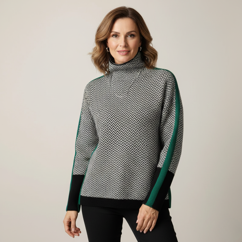 VÆRA™ Sweter z golfem