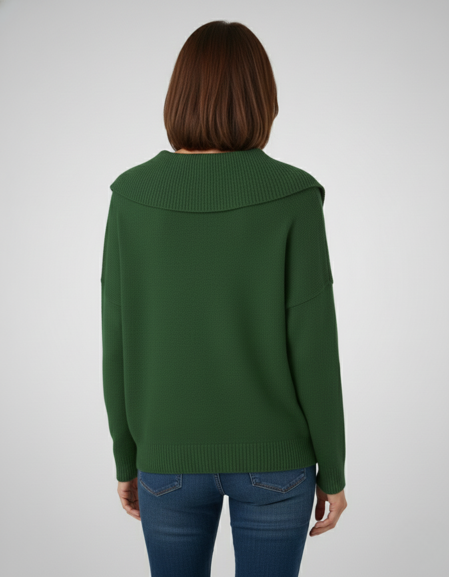 VÆRA™ ŚWIĄTECZNY SWETER Z KLAPĄ